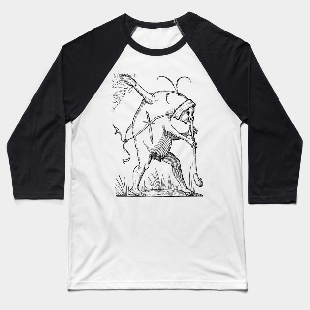 Grotesque #2 The Drolatic Dreams of Pantagruel (1565) Baseball T-Shirt by n23tees